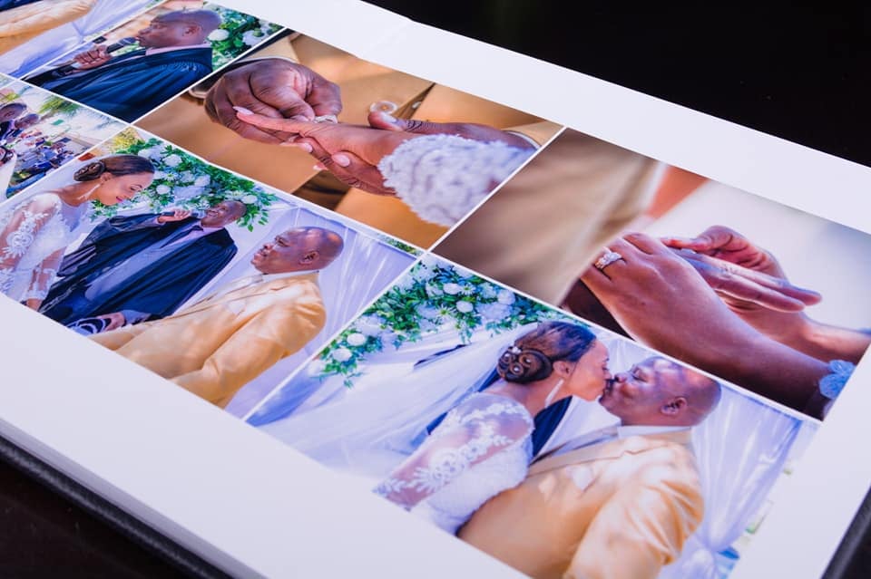 Acrylic wedding album cover